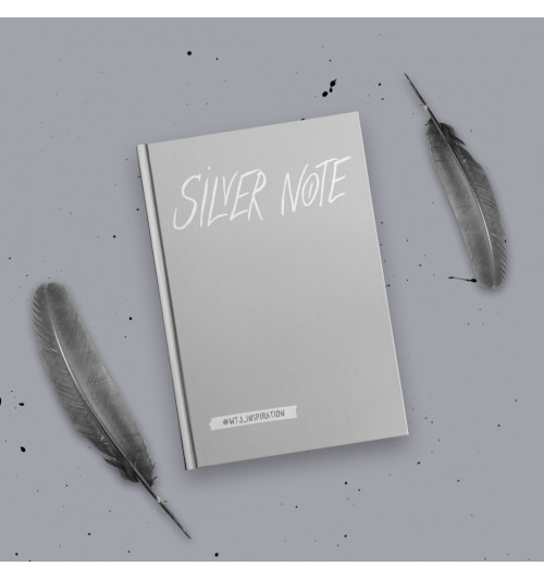 Silver Note. Креативный блокнот с серебряными страницами (твердый переплет)