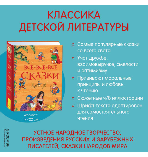 Андерсен Ганс Христиан Толстой А. Пушкин А. : Все-все-все сказки. Сказки с иллюстрациями для малышей-1